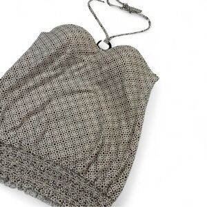 LEI Strapless Floral Print Halter Top in Beige